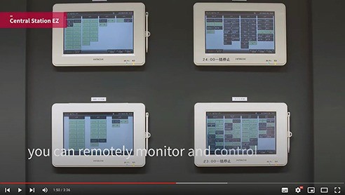 Télécommande pour système de climatisation - PSC-A64S - HITACHI